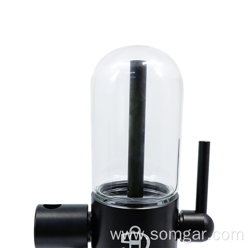 XY46GH01 360 Degree Rotation Capsule Glass Shisha